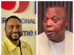 BIG RIFT IN AFRICA BOXING WITH TWO PRESIDENTS IN CHARGE. Berhanu(r) and Liyoyo (l)