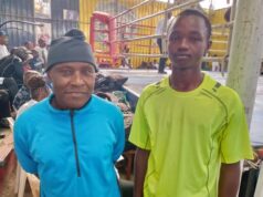 AFRICA’S EMERGING STARS:  Mathias Munyaka, who is a member of Mbotela Boxing Club, is an outstanding Kenyan boxer knocking on the door to stardom