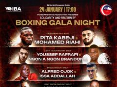 IBA OKAYS TUNISIA PRO BOXING GALA NIGHT ON FRIDAY
