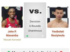 MASAMBA TURNS PRO, DEMANDS FOR KINSHASA PRIZE MONEY