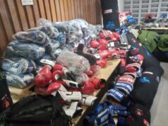 FRENCH AMBASSADOR HANDS OVER BOXING EQUIPMENT TO MOMBASA COUNTY ASSOCIATION