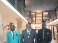 NOCK PRESIDENT MALUKI MEETS SOUTH SUDAN STUDENTS DELEGATION IN ALGERIA