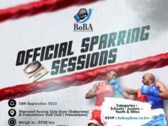 BoBA’S OFFICIAL SPARRING SESSIONS SEPTEMBER 13