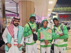 NIGERIAN BOXERS ARRIVE IN SAUDI ARABIA