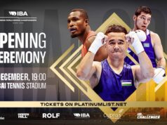 ROY JONES JR TO HEADLINE STAR-STUDDED OPENING CEREMONY AT IBA MEN’S WORLD CHAMPIONSHIPS