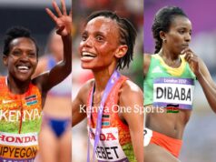 ⚫Kenya’s 🇰🇪 Beatrice Chebet, who set a new world record of 13:58.06 tops the all-time list, with her compatriots Agnes Jebet Ngetich & Faith Kipyegon also featuring
