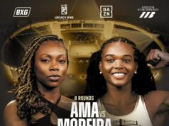 IVANUSA MOREIRA TO CHALLENGE GHANA’S SEDEM AMA FOR HER WBA AFRICA SUPER WELTER TITLE IN ACCRA