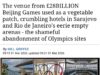 HEAVY FINANCIAL BURDEN OF HOSTING THE OLYMPIC GAMES WITHOUT ANY GAIN AND DECAY OF UNUSED VENUES SCARE BIDDING CITIES