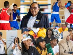 FROM RING TO CABINET: MINISTER NONO THROWS FIRST PUNCH AS SHE RE-ENTERS BOXING WORLD IN STYLE