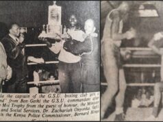 BILLY KIKONDE SHOCKS INTERNATIONAL PETER KANG’ETHE TO PICK BEST BOXER’S AWARD IN THE 1976 POLICE PROVINCIAL TOURNAMENT